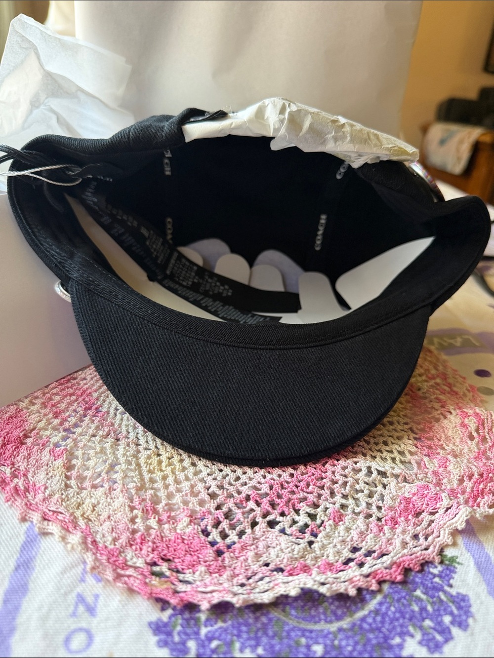 🧢🧠🧢 Coach Brain Dead Biker Pin Hat 🧢🧠🧢 NWT 🧢🧠🧢 - Picture 14 of 16